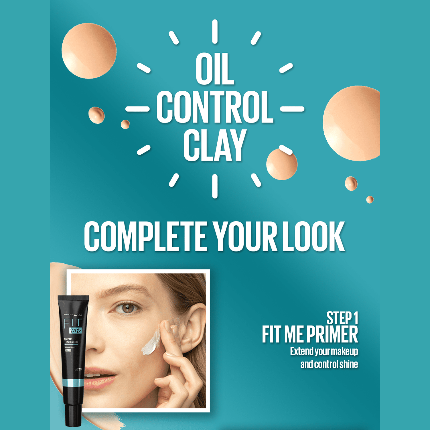 Maybelline New York- New Fit Me Matte + Poreless Liquid Foundation SPF 22 - 230 Natural Buff 30ml - For Normal to Oily Skin