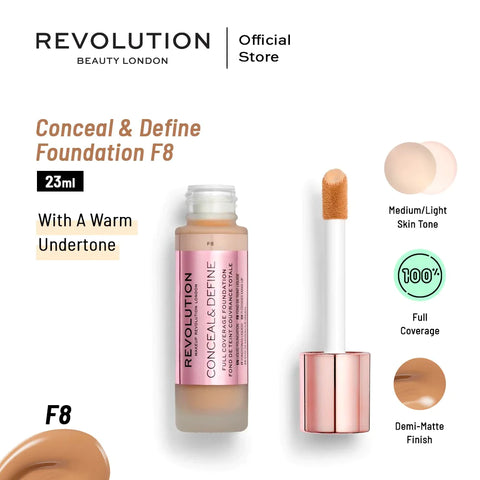 Makeup Revolution Conceal & Define Foundation