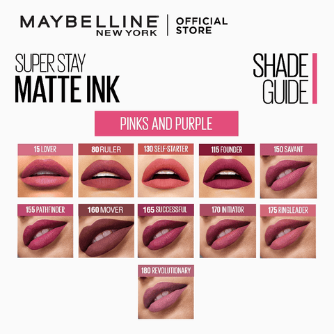 Maybelline New York- SuperStay Ink Lip Crayon Lipstick - 55 Make It Happen