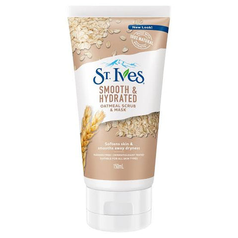 ST.IVES 170G OATMEAL SMOOTHING MASK + SCRUB