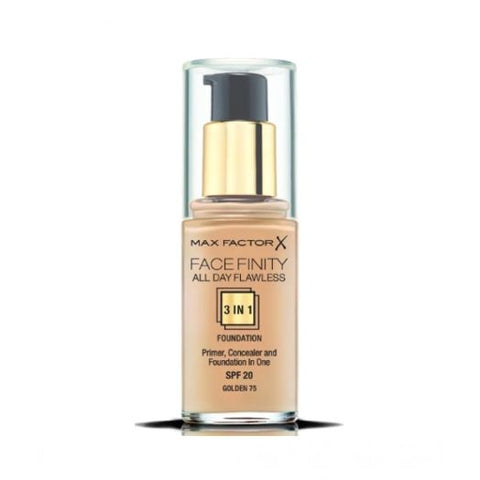 Max Factor Facefinity All Day Flawless Liquid Foundation 3In1 - 075 Golden 30Ml