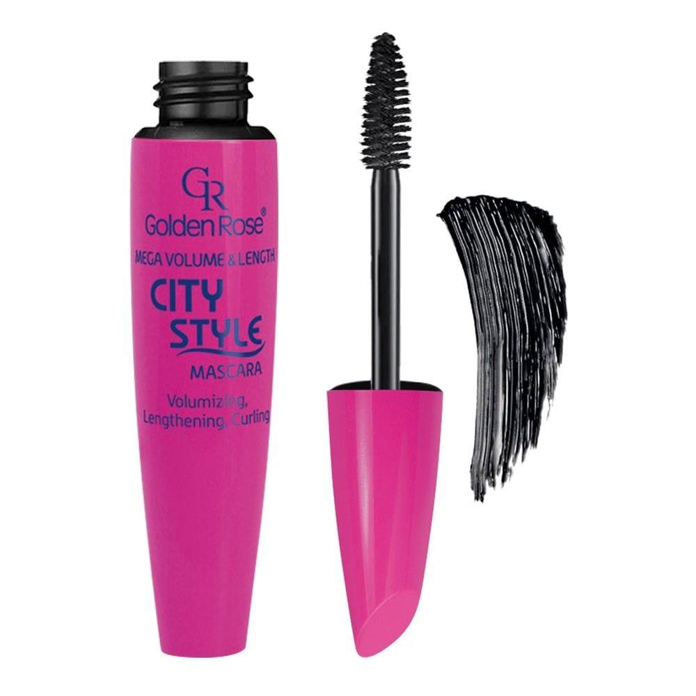 Mega Volume & Length City Style Mascara - Golden Rose Cosmetics Pakistan.