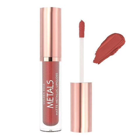 Metals Matte Metallic Lipgloss (NEW) - Golden Rose Cosmetics Pakistan.