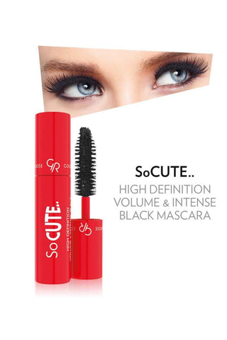 MINI MASCARA So Cute High Definition Volume & Intense Black Mascara NEW - Golden Rose Cosmetics Pakistan.