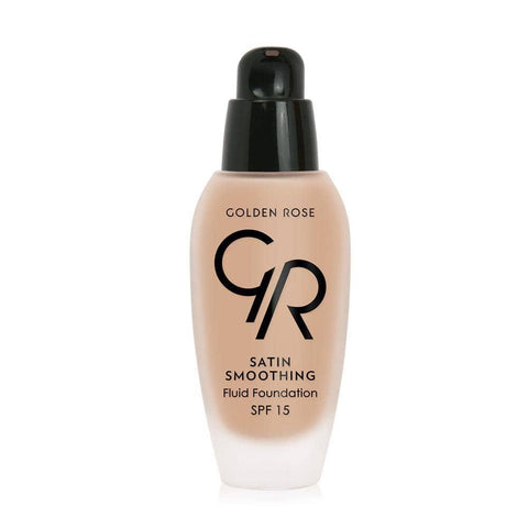 Satin Smoothing Fluid Foundation - Golden Rose Cosmetics Pakistan.