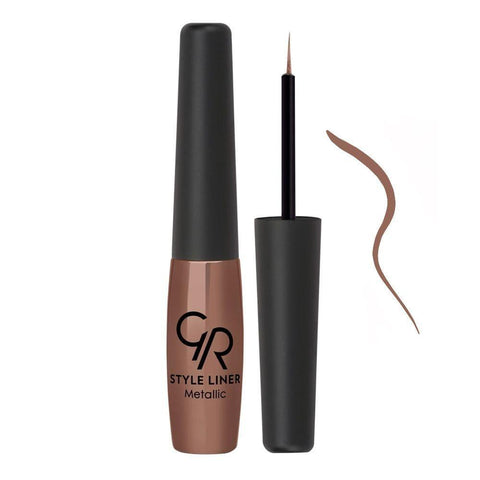 Style Metallic Eyeliner - Golden Rose Cosmetics Pakistan.
