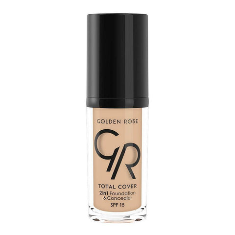 TOTAL COVER 2in1 Foundation & Concealer - Golden Rose Cosmetics Pakistan.