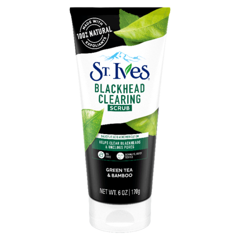 ST.IVES 170G BLACKHEAD CLEARING GREEN TEA SCRUB